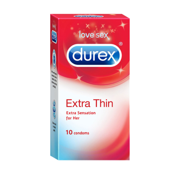 Gayasupermart DUREX CONDOM EXTRA THIN 10U