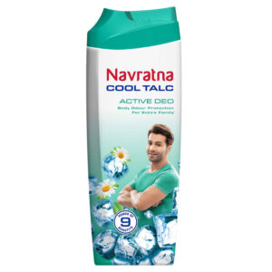 Gayasupermart Navratna Active Deo Talcum Powder 200 g